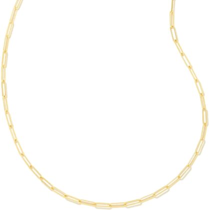 Kendra Scott Courtney Paperclip Necklace, Fashion Jewelry for Women