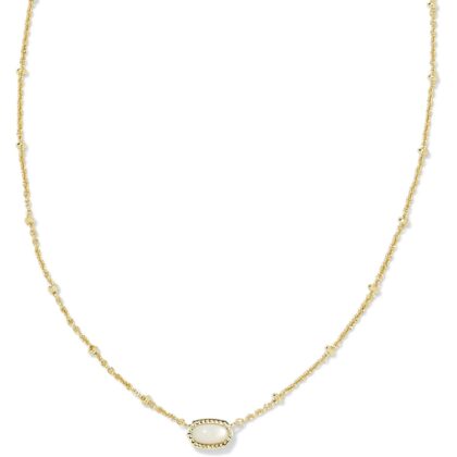 Kendra Scott Mini Elisa 14k Gold-Plated Satellite Short Pendant Necklace, Fashion Jewelry for Women