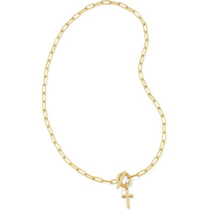 Kendra Scott Cross Link and Chain Necklace, Fashion Jewelry for Women