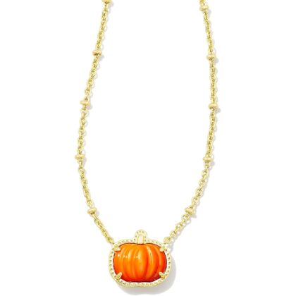 Kendra Scott Pumpkin Short Pendant Necklace, Fashion Jewelry for Women