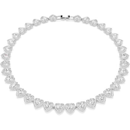 Swarovski Ariana Grande Collection, Clear Crystal & Pearls, Rhodium Finish, Necklaces, Earrings and Bracelets