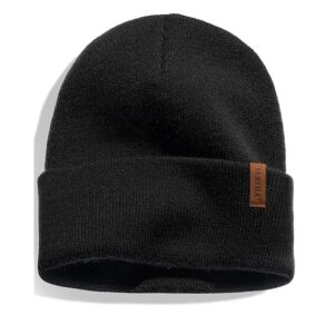 Unisex Cuffed Knit Beanie – Thick Winter Skull Cap