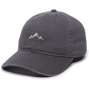 Outdoor Cap Adult Mountain Dad Hat – Unstructured Cotton