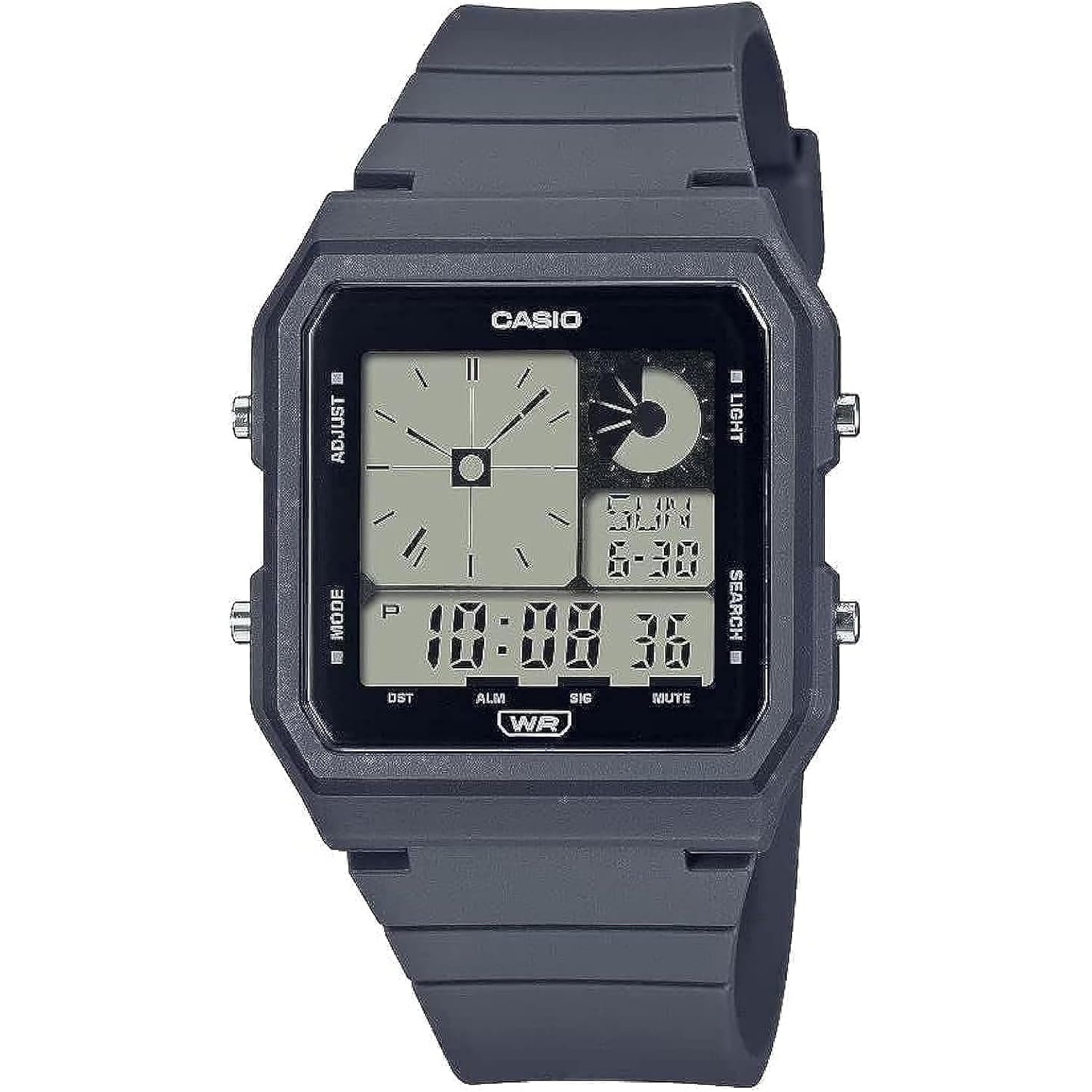 Casio POP Bio-Based Renewable Band LED Backlight Daily Alarm Digital Watch