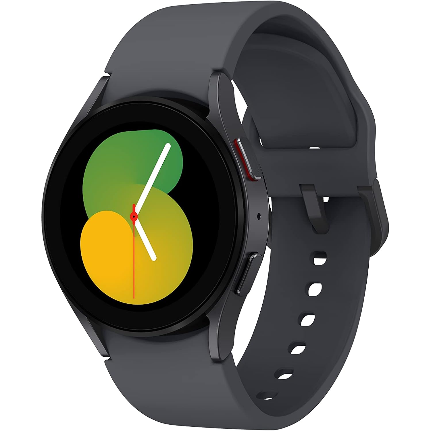 SAMSUNG Galaxy Watch 5 40mm Bluetooth Smartwatch w/Body, Health, Fitness and Sleep Tracker, Improved Battery, Sapphire Crystal Glass, Enhanced GPS Tracking, US Version, Gray (Renewed)