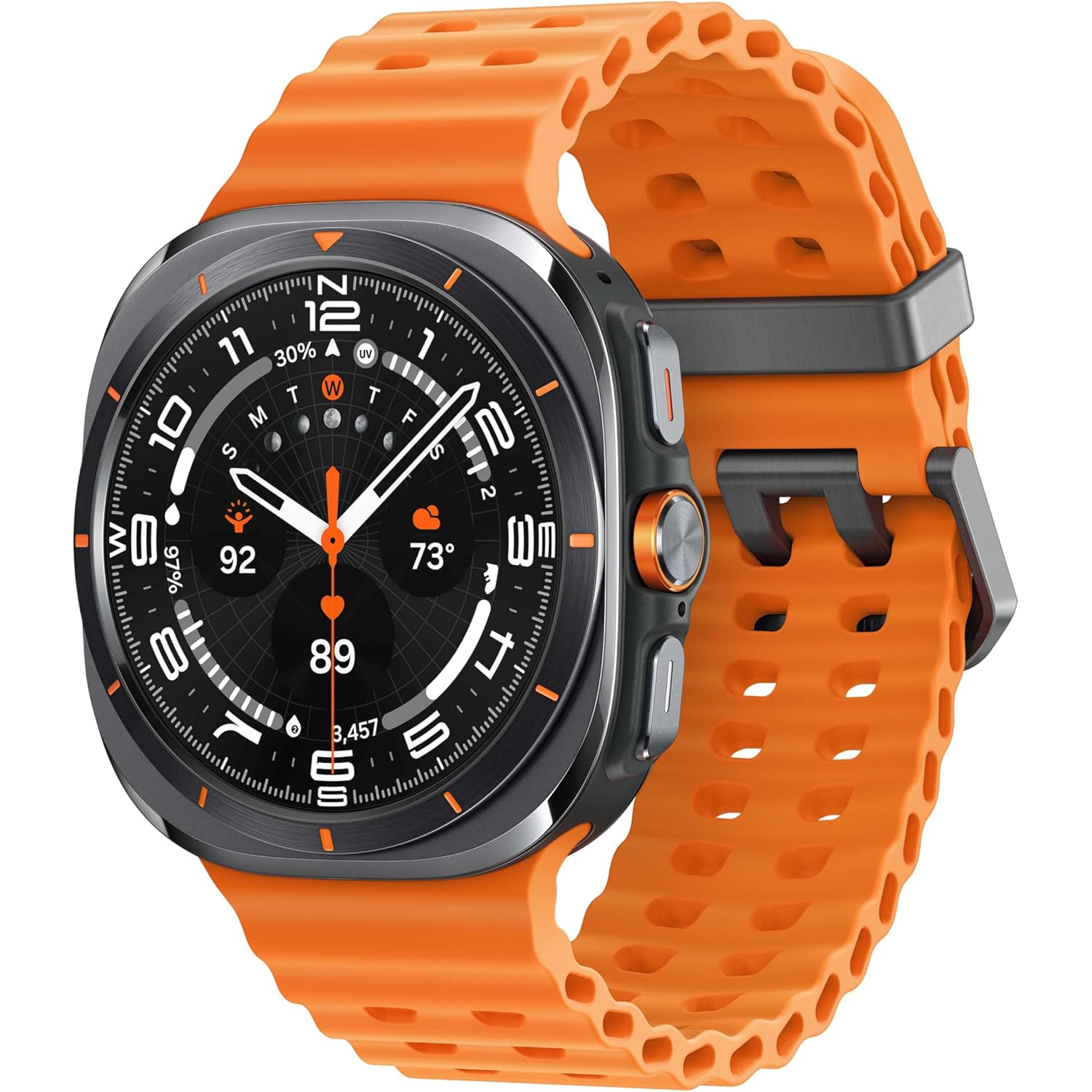 Samsung Galaxy Watch Ultra (2024) 47mm LTE AI Smartwatch w/Energy Score, Wellness Tips, Heart Rate Tracking, Sleep Monitor, Fitness Tracker, GPS, Titanium Gray [US Version, 1Yr Manufacturer Warranty]