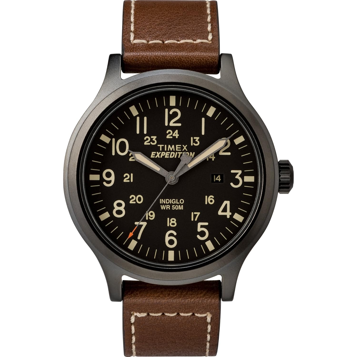 Timex Expedition Scout 40mm Men’s Analog Watch | Luminous Hands | Durable Comfortable Adjustable Strap | 24 Hour Time | Rugged Outdoor Watch | 50M Water Resistance