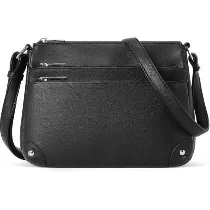 WESTBRONCO Crossbody Bags for Women, Medium Size Shoulder Handbags, Satchel Purse with Multi Zipper Pocket
