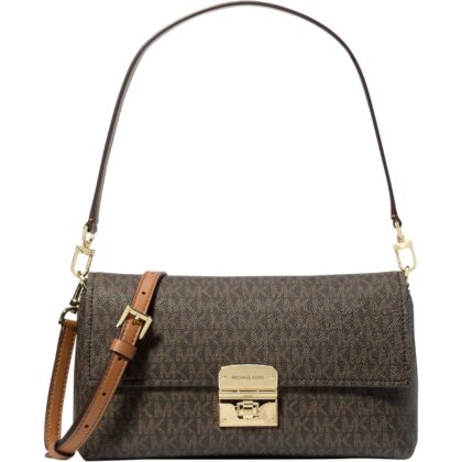Michael Kors Addie Medium Convertible Pouchette Crossbody Bag