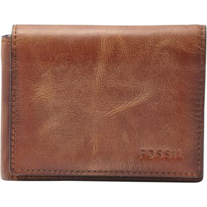 Fossil Men's Leather Trifold Wallet for Men