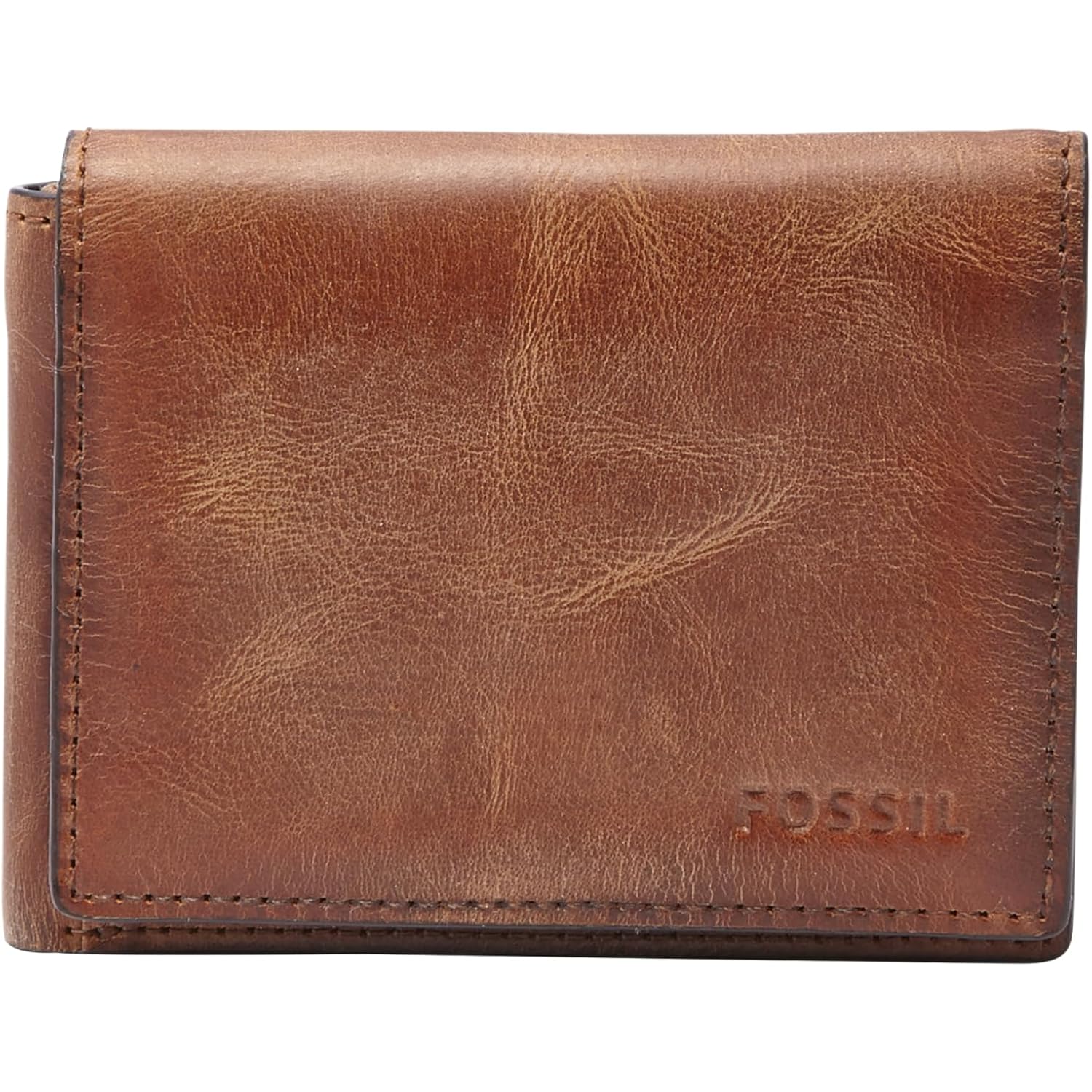 Fossil Men's Leather Trifold Wallet for Men