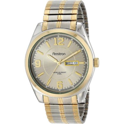 Armitron Men's Day-Date Function Expansion Band Watch, 20-4591