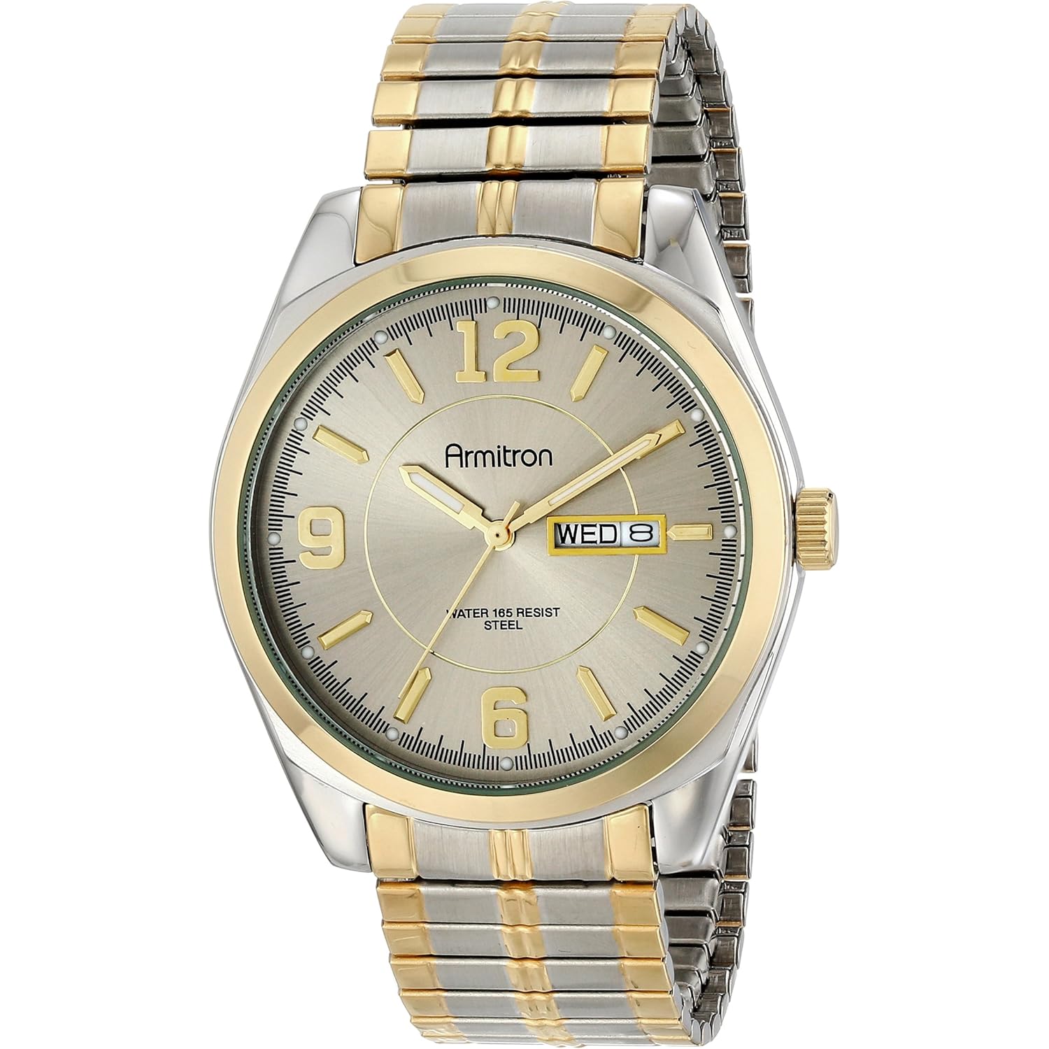 Armitron Men's Day-Date Function Expansion Band Watch, 20-4591