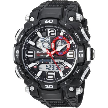 Armitron Sport Men's Analog-Digital Chronograph Resin Strap Watch