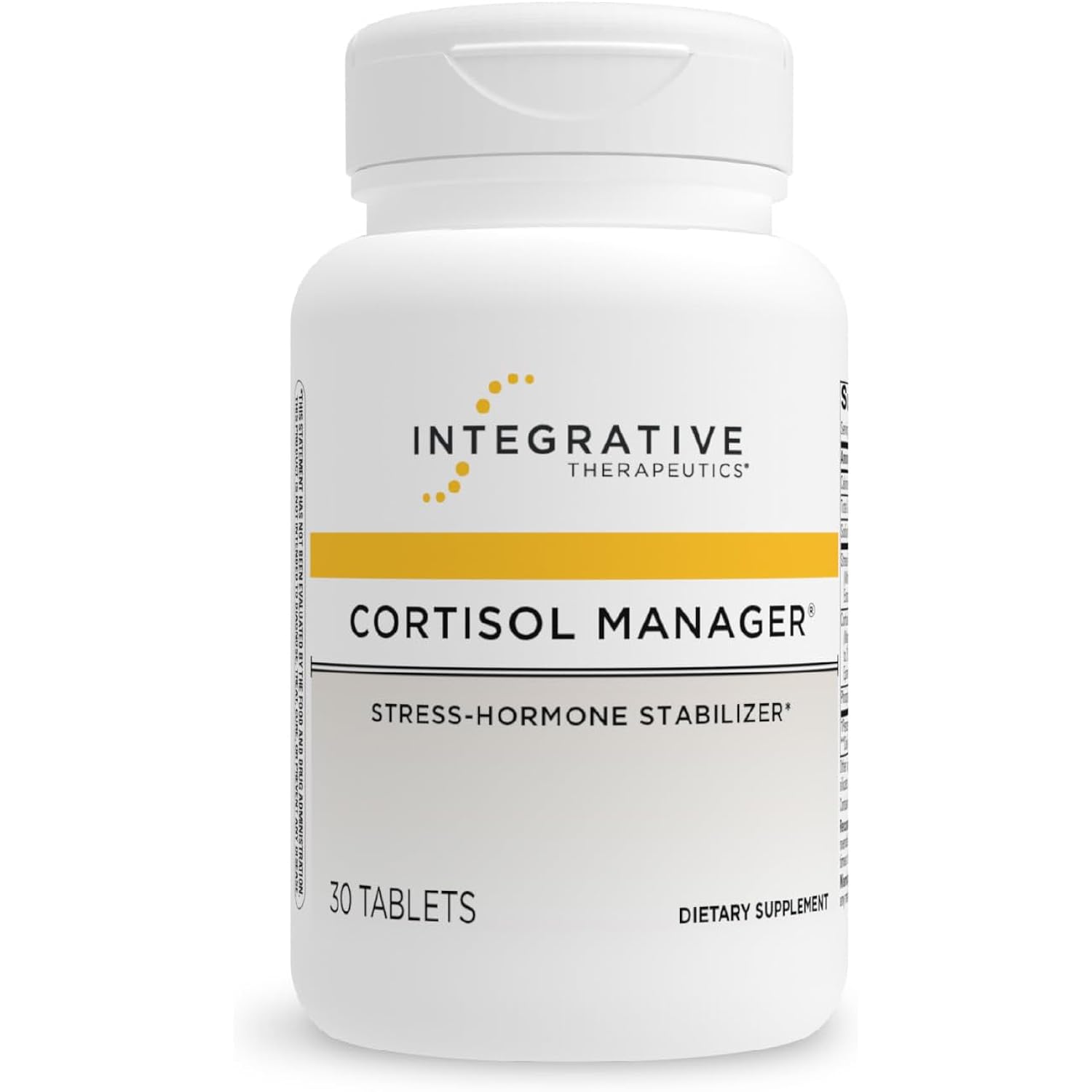Integrative Therapeutics Cortisol Manager - Balance Cortisol & Support Relaxation for Restful Sleep* - Includes Ashwagandha & L-Theanine for Confidence with Less Stress* - 30 Tablets (15 Servings)