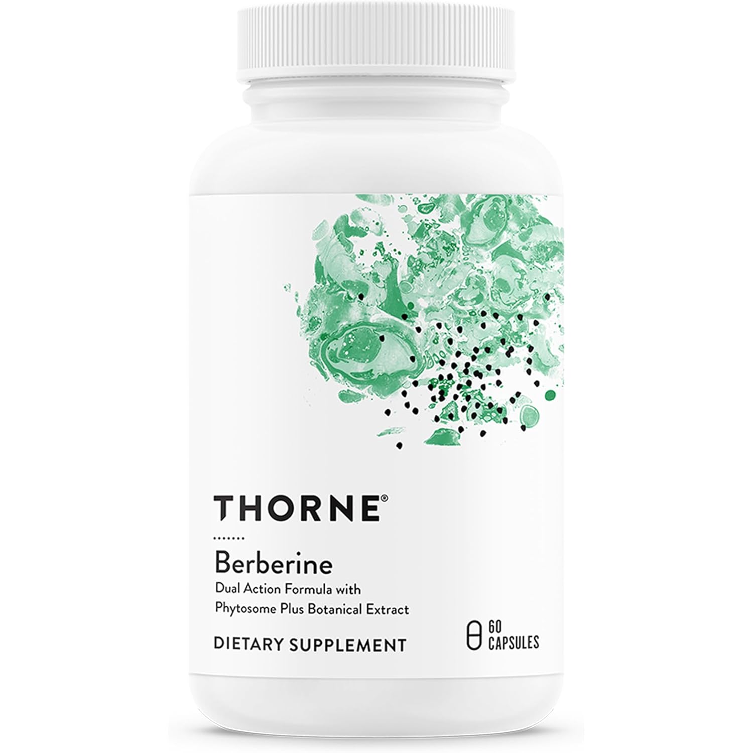 THORNE - Berberine - Dual Action Formula with Phytosome Plus Botanical Extract - Support Heart Health, Immune System, Healthy GI & Cholesterol* - Gluten-Free - 30 Servings