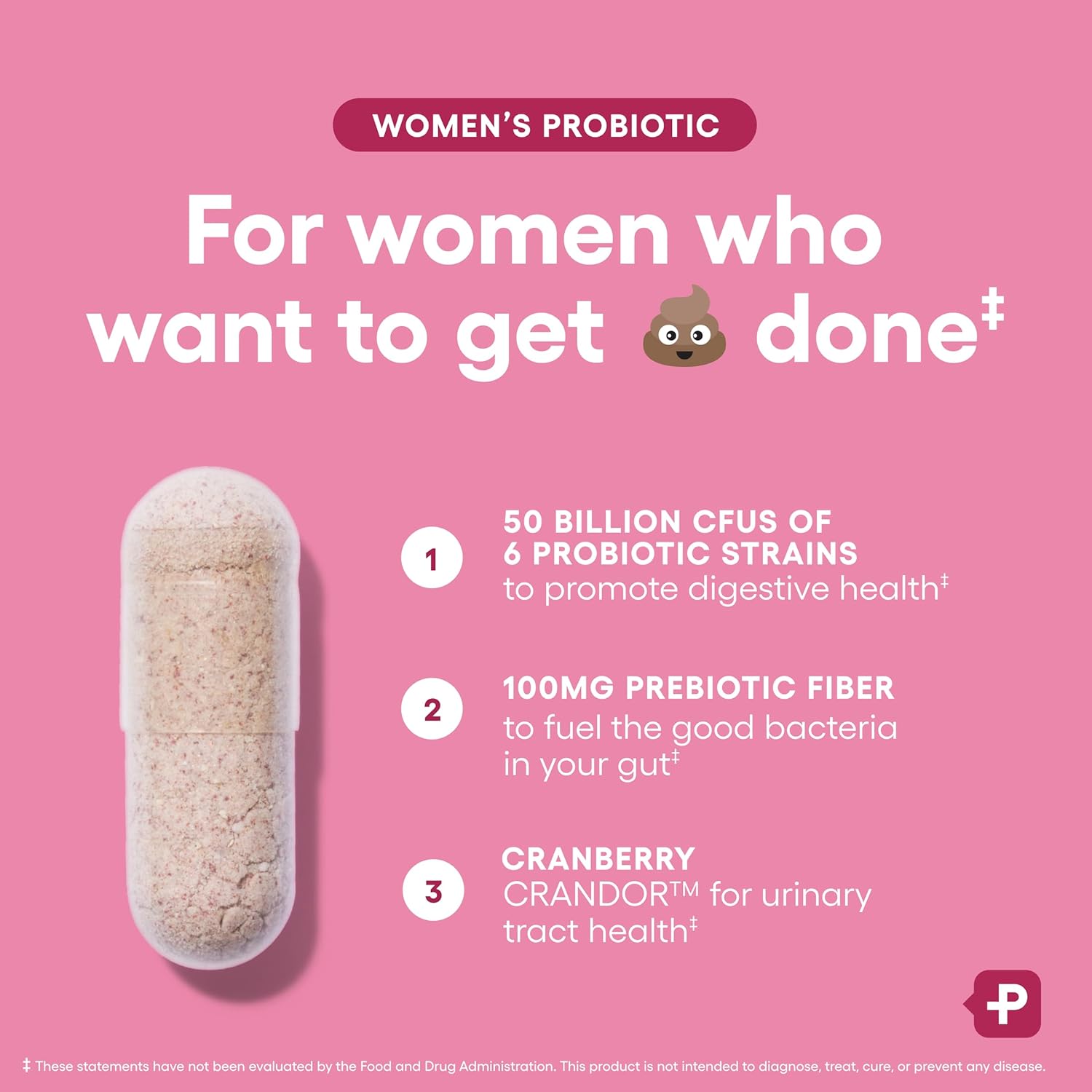 Physician's CHOICE Probiotics for Women - PH Balance, Digestive, UT, & Feminine Health - 50 Billion CFU - 6 Unique Strains for Her - Organic Prebiotics, Cranberry Extract+ - Women Probiotic - 30 CT - Image 4