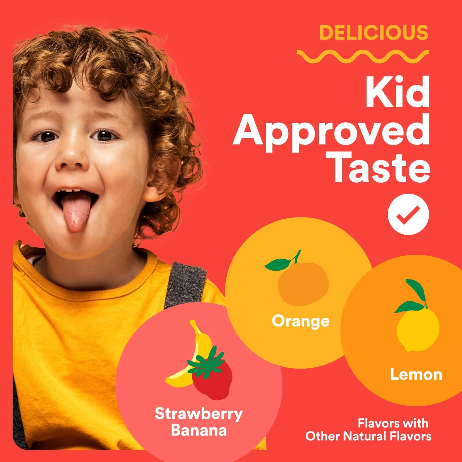 SmartyPants Kids Multivitamin Gummies - Improved Formula: Omega 3 (DHA/EPA), Vitamins D3, C, B12, B6, Vitamin A, K & Zinc, Gluten Free, Three Fruit Flavors, 60 Count (30 Day Supply) - Image 8