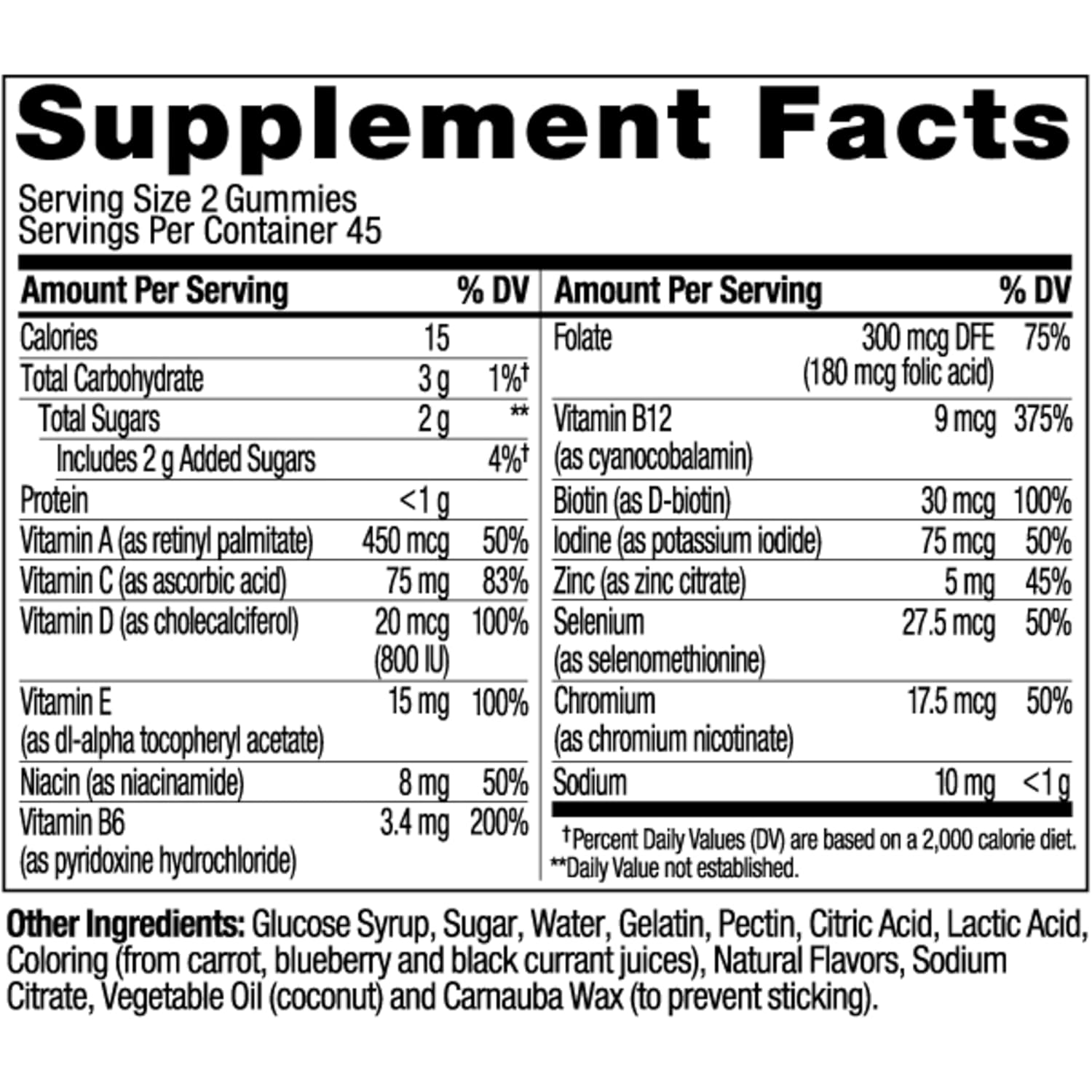 OLLY Men's Multivitamin Gummy, Vitamins A, C, D, E, B, Zinc, Blackberry Flavor, 45 Day Supply - 90 Count - Image 8