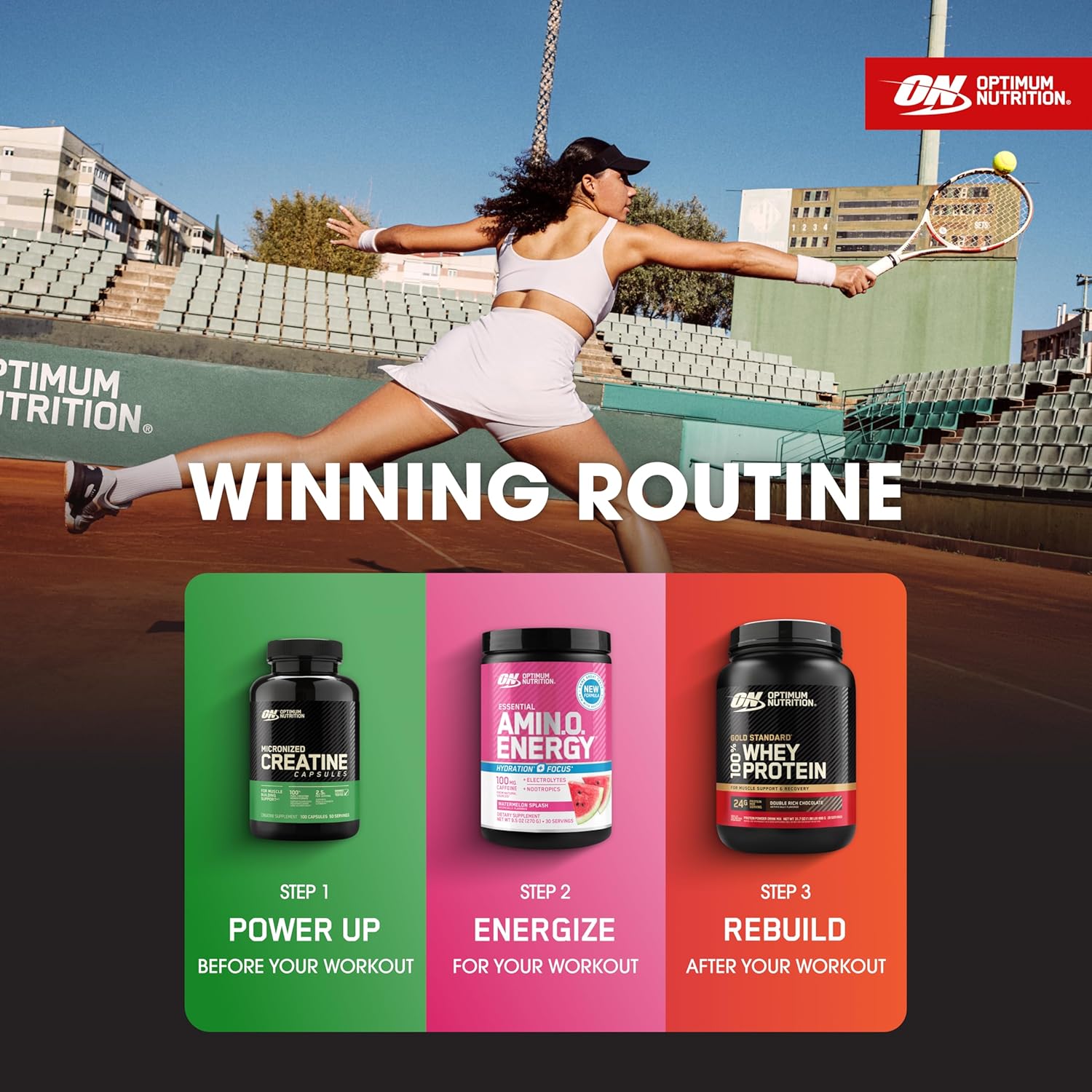 Optimum Nutrition Micronized Creatine Monohydrate Capsules, Keto Friendly, 2500mg, 100 Capsules - Image 8